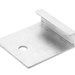 Nerezový startovací / zakončovací klip • 42x40x13 mm • 26 g • nerez ocel
